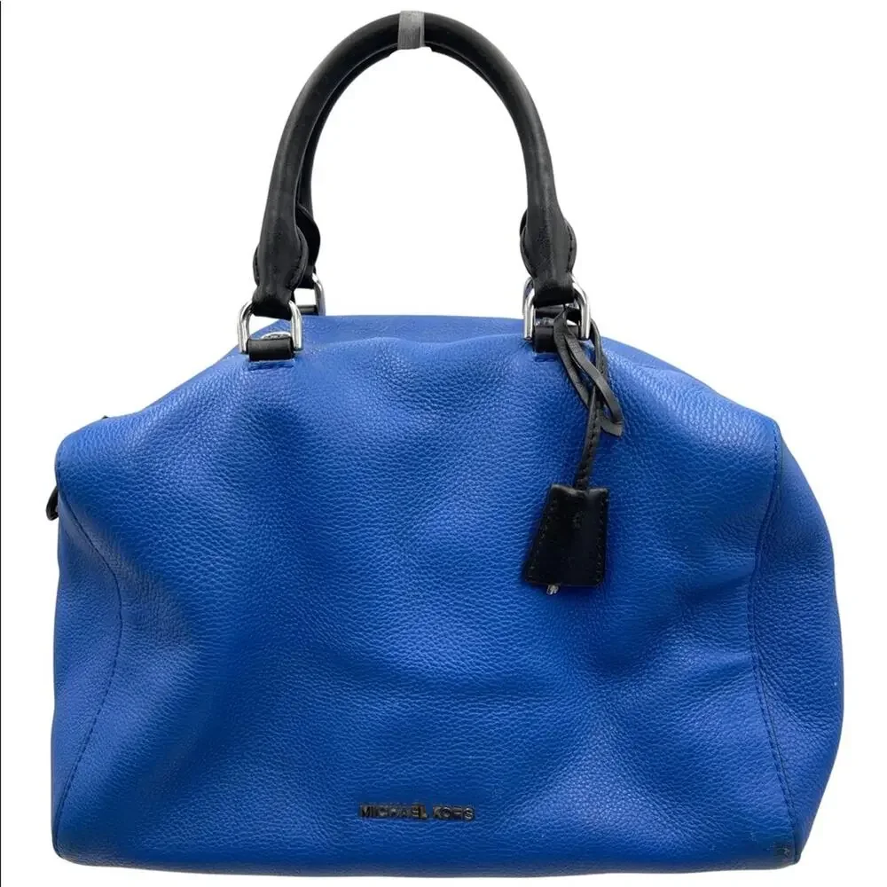 MICHAEL Michael Kors Large Kirby Satchel Electric Blue EUC - Picture 7 of 16